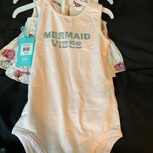 Mermaid vibe outfit with matching headband